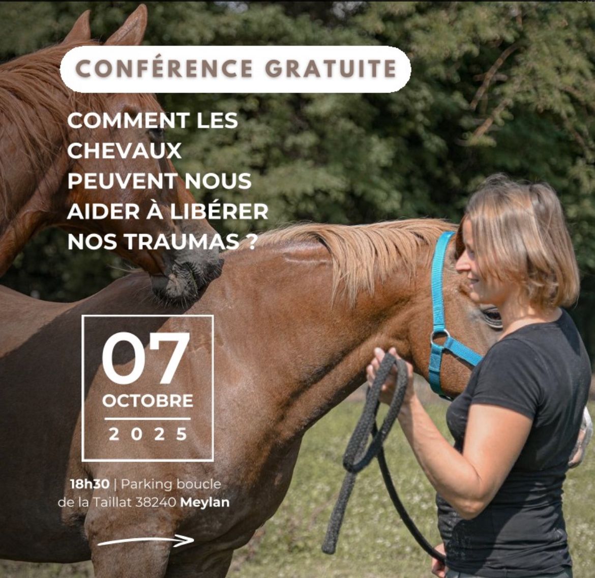 Conférence sur l'équithérapie